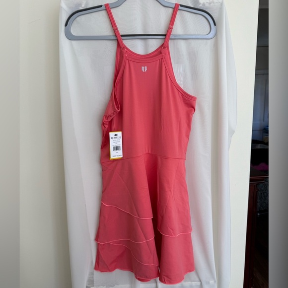 NWT Eleven by Venus Coral Cosmos Tennis Dress Size Medium - Picture 7 of 7